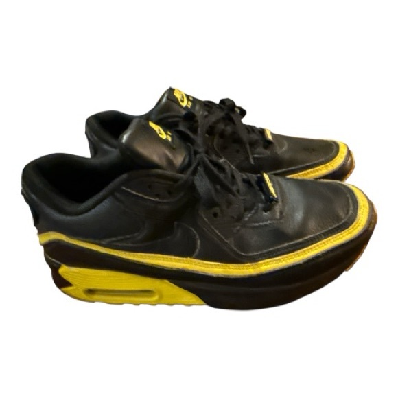 Nike Air Max 90 x UNDEFEATED ‘Black Optic Yellow’ UNDFTD 2019 - Picture 9 of 12